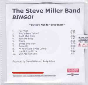 Steve Miller Band – Bingo! (2010, CDr) - Discogs