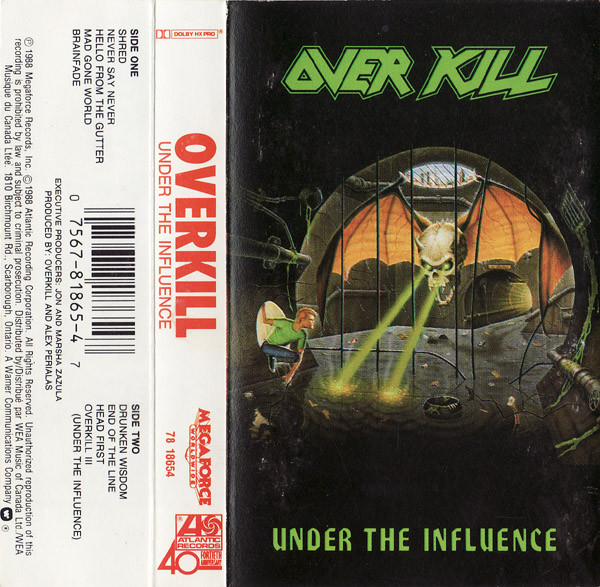 Overkill – Under The Influence (2019, CD) - Discogs
