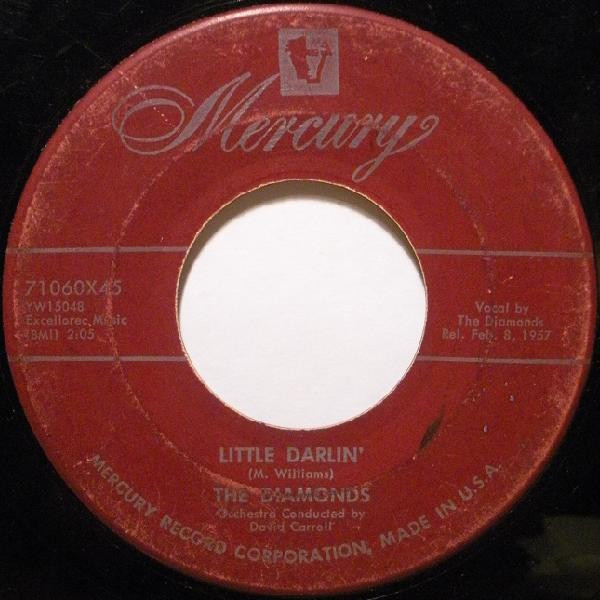 The Diamonds Little Darlin Faithful And True 1957 Vinyl