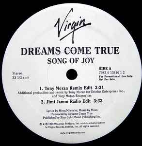 Dreams Come True – Song Of Joy (1998, Vinyl) - Discogs