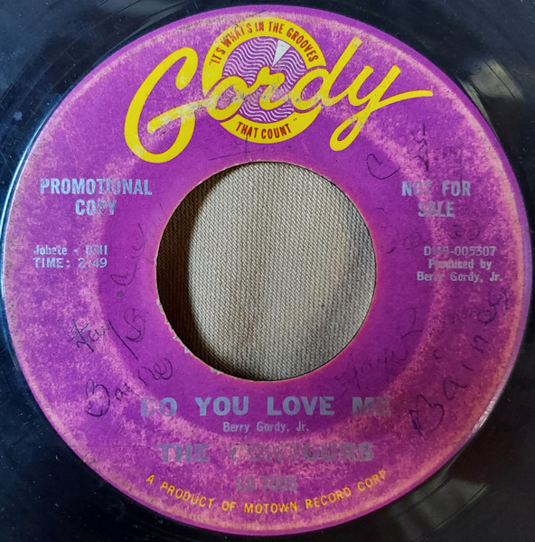 The Contours - Do You Love Me / Move, Mr. Man | Releases | Discogs