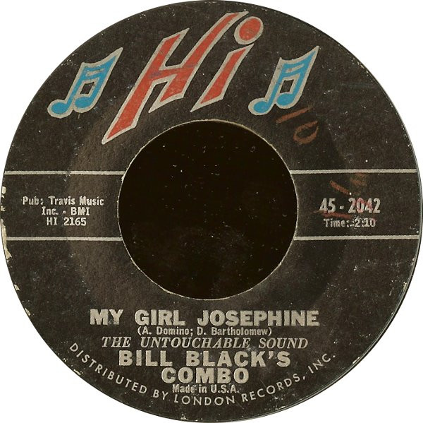 Bill Black's Combo – Twist-Her / My Girl Josephine (1961, Vinyl) - Discogs