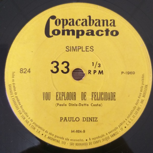 descargar álbum Paulo Diniz - Se O Mundo Pudesse Me Ouvir Vou Explodir De Felicidade