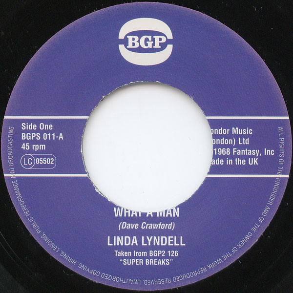 Linda Lyndell / Billy Hawks – What A Man / O Baby (I Do Believe I