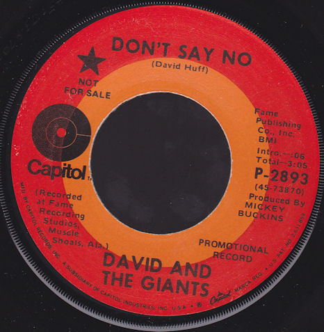 descargar álbum David & The Giants - Dont Say No Love Em And Leave Em