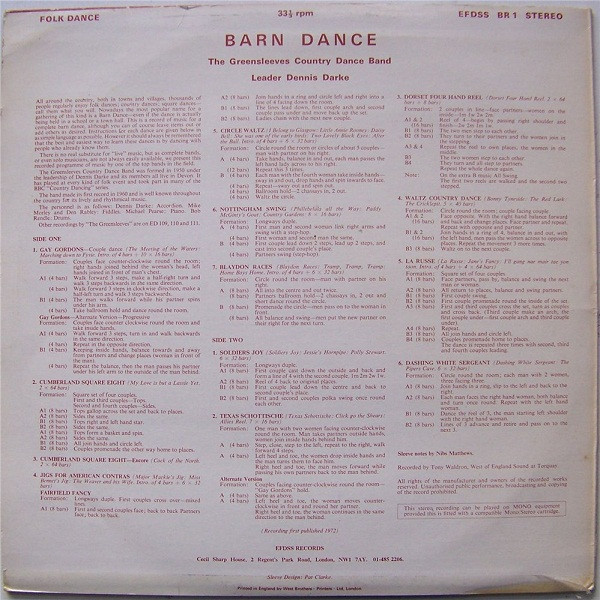 last ned album Greensleeves Country Dance Band - Barn Dance