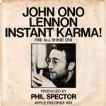 Cover of Instant Karma! (We All Shine On), 1970, Vinyl