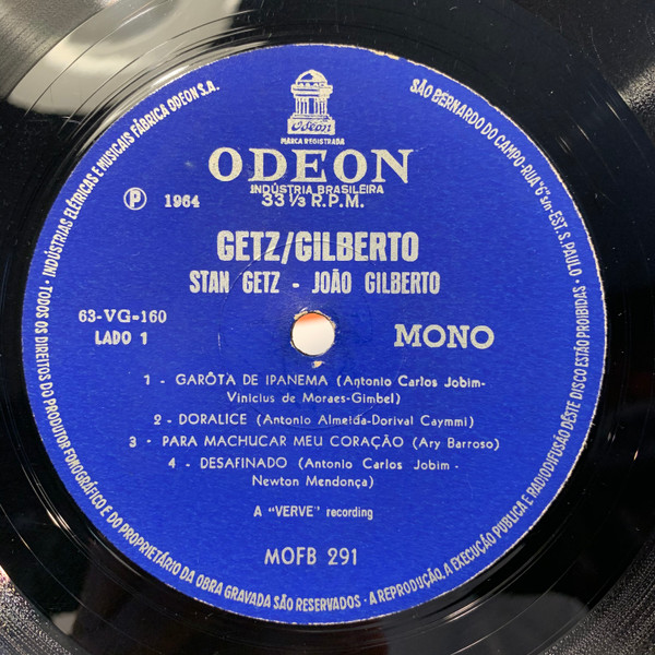 超可爱の /JOAO GETZ 【コピス吉祥寺】STAN GILBERTO/GETZ GILBERTO