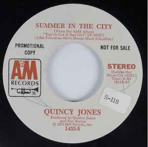 Quincy Jones – Summer In The City (1973, Vinyl) - Discogs