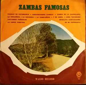 Waldo Belloso - Zambas Famosas album cover