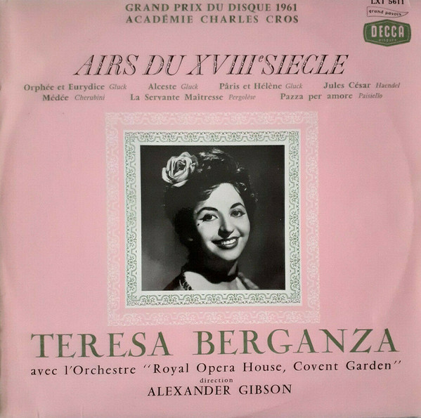 Teresa Berganza – Teresa Berganza (Vinyl) - Discogs