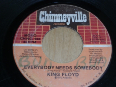 King Floyd – Everybody Needs Somebody (1972, PL - Plastic Products