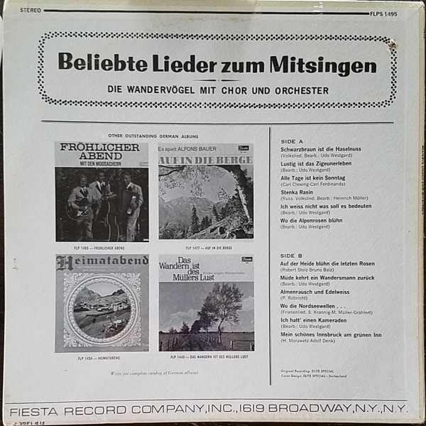 last ned album Die Wandervögel - Beliebte Lieder Zum Mitsingen