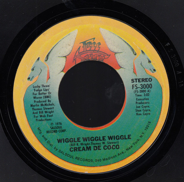 Cream De Coco – Wiggle Wiggle Wiggle / Disco Strut (1976, Vinyl