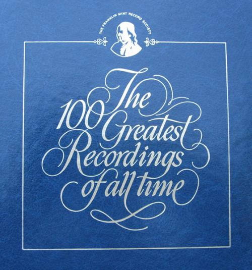 The 100 Greatest Recordings Of All Time Vol. 1 - 100 (1978, Red 