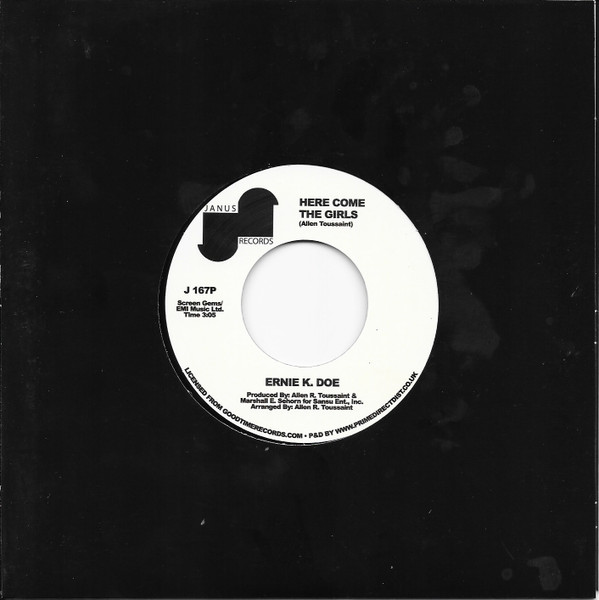 Ernie K. Doe - Here Come The Girls | Janus Records (J 167P) - 3