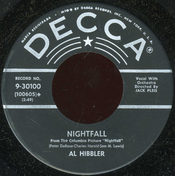 descargar álbum Al Hibbler - Im Free Nightfall