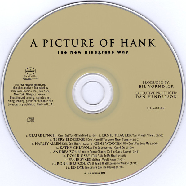 ladda ner album Various - A Picture Of Hank The New Bluegrass Way