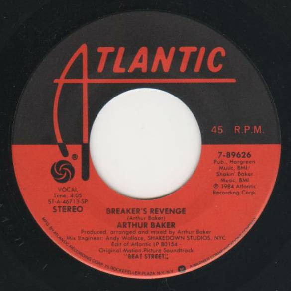 Arthur Baker - Breaker's Revenge | Releases | Discogs