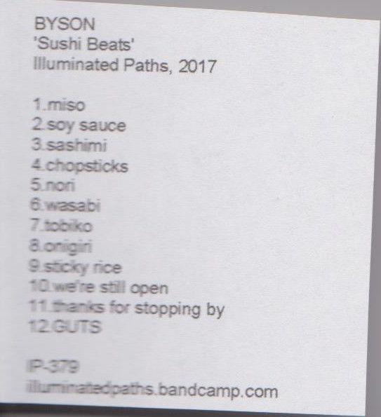 lataa albumi Byson - SUSHI BEATS