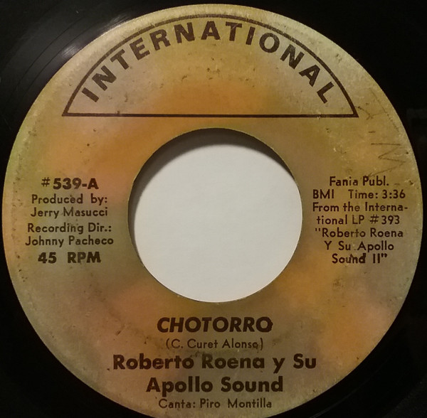 ladda ner album Roberto Roena Y Su Apollo Sound - Chotorro El Barrio Sin Guapo