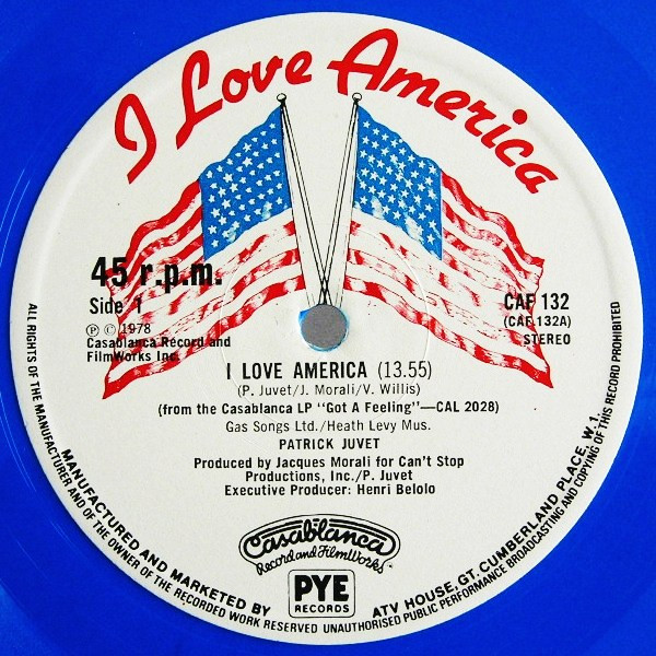 descargar álbum Patrick Juvet - I Love America