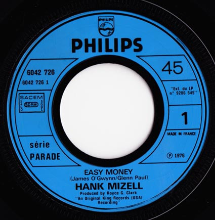 last ned album Hank Mizell - Easy Money