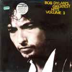 Cover of Bob Dylan's Greatest Hits Volume 3, 1994, Vinyl