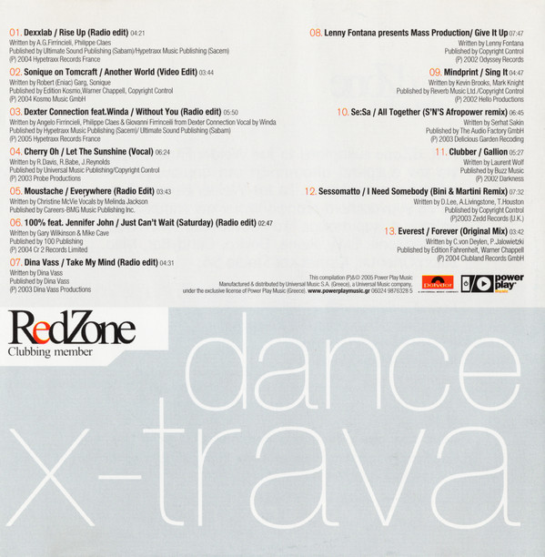 baixar álbum Various - Redzone Clubbing Member Presents Dance X Trava