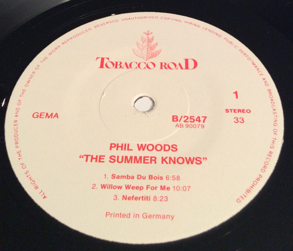 ladda ner album Phil Woods - The Summer Knows