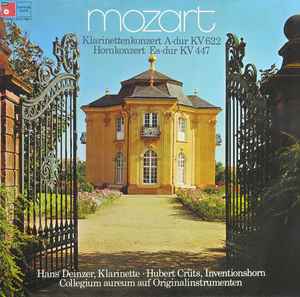 Wolfgang Amadeus Mozart - Klarinettenkonzert A-dur KV 622 / Hornkonzert Es-dur KV 447 album cover