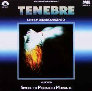 Tenebre (Colonna Sonora Originale) - Simonetti / Pignatelli / Morante