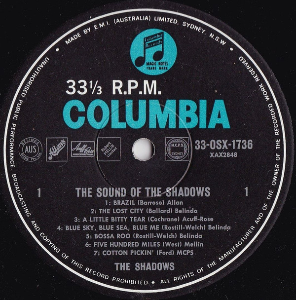 Album herunterladen The Shadows - The Sound Of The Shadows