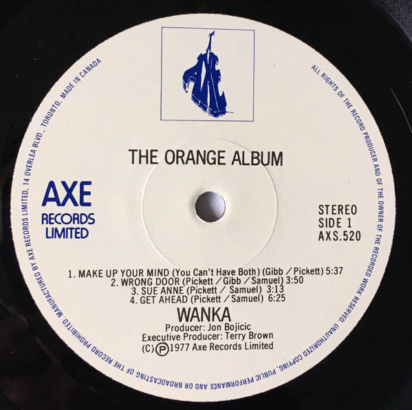 Wanka - The Orange Album | Axe Records (AXS 520) - 4