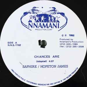 Saphire (4) - Chances Are album cover