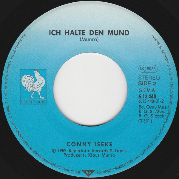 last ned album Conny Iseke - Mama Soll Der Boß Sein