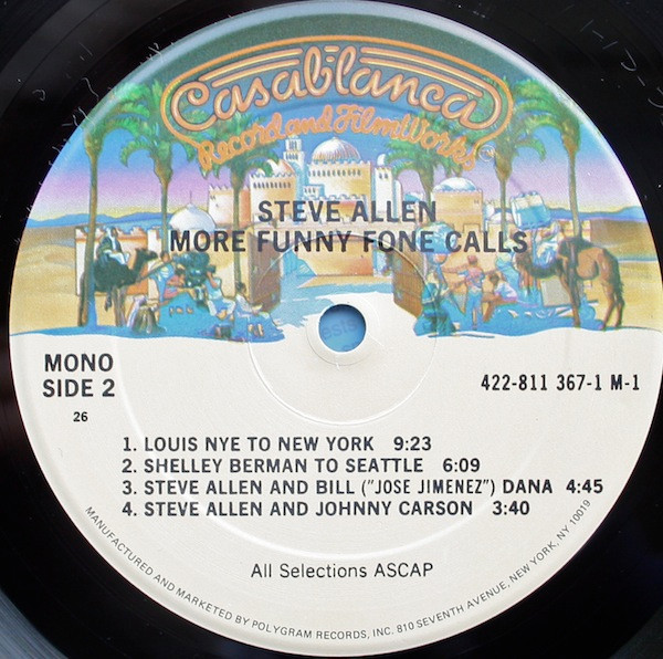 descargar álbum Download Steve Allen - Steve Allens More Funny Fone Calls album