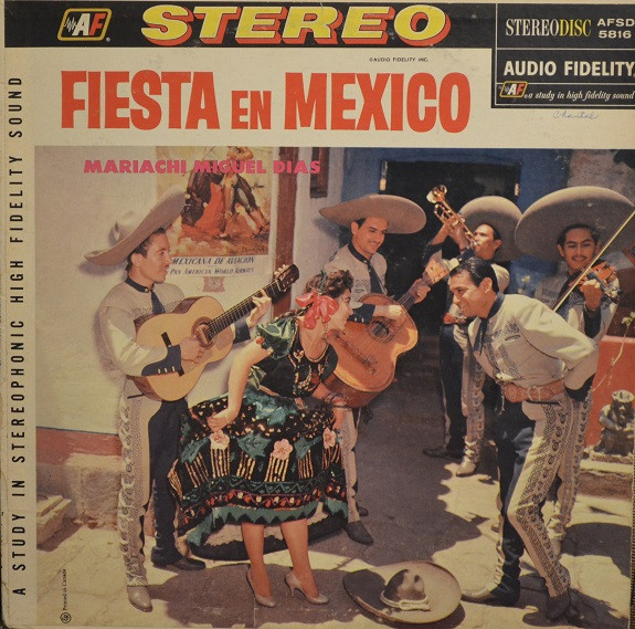 Mariachi Miguel Dias – Fiesta En Mexico (1959, Vinyl) - Discogs