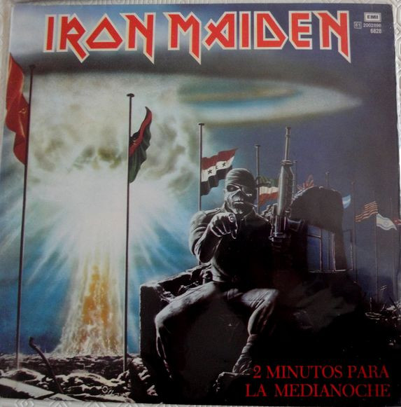 Iron Maiden – 2 Minutos Para La Medianoche (1984, Vinyl) - Discogs