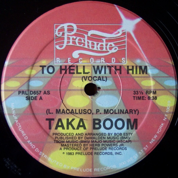 Taka Boom – To Hell With Him (1983, Vinyl) - Discogs