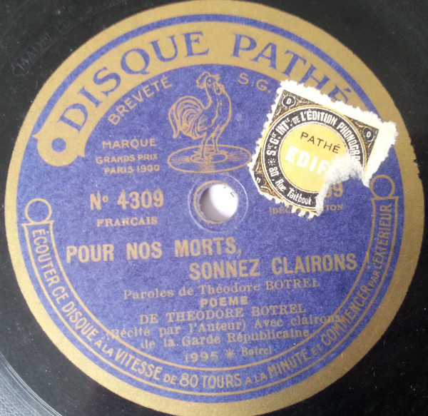 Album herunterladen Download Theodore Botrel - Pour Nos Morts Sonnez Clairons Leur Jour De Gloire album