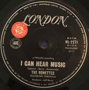 The Ronettes – I Can Hear Music / When I Saw You (1966, Vinyl