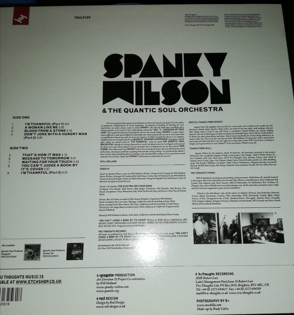 baixar álbum Download Spanky Wilson & The Quantic Soul Orchestra - Im Thankful album