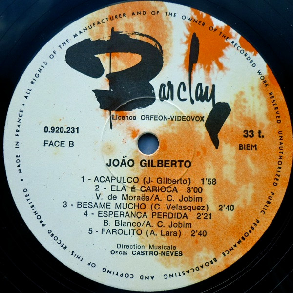 João Gilberto - João Gilberto En Mexico | Releases | Discogs
