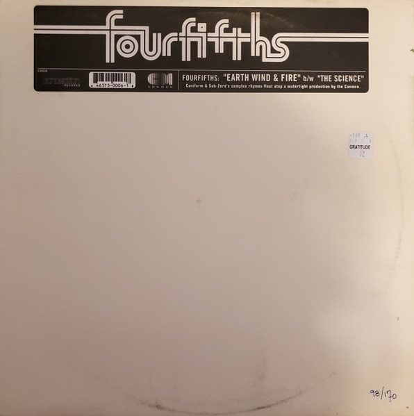Fourfifths – Earth Wind & Fire (1997, Blue Sleeve, Vinyl) - Discogs