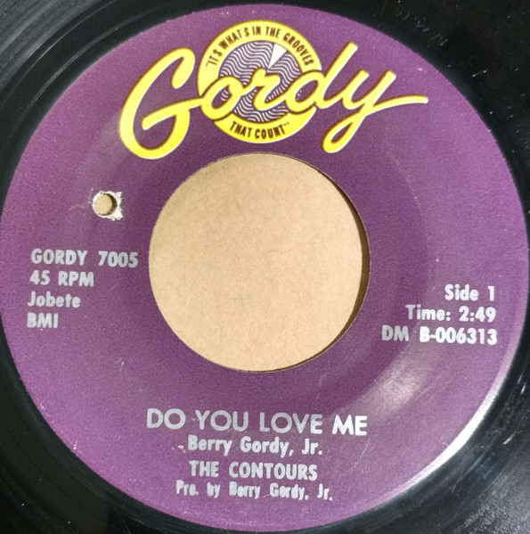 The Contours - Do You Love Me / Move, Mr. Man | Releases | Discogs