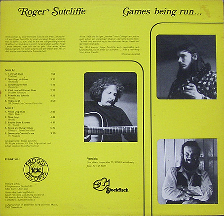 baixar álbum Roger Sutcliffe - Games Being Run