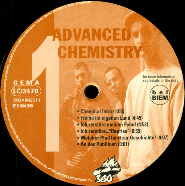 last ned album Advanced Chemistry - Advanced Chemistry
