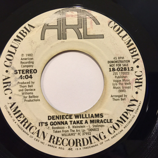 Deniece Williams - It's Gonna Take Miracle Releases | Discogs