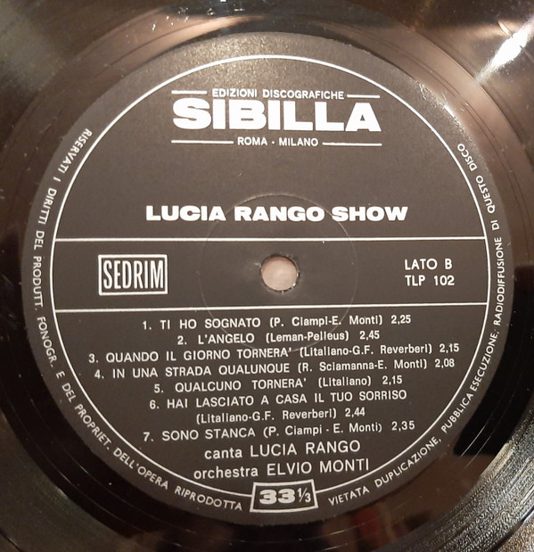 lataa albumi Lucia Rango - Lucia Rango Show